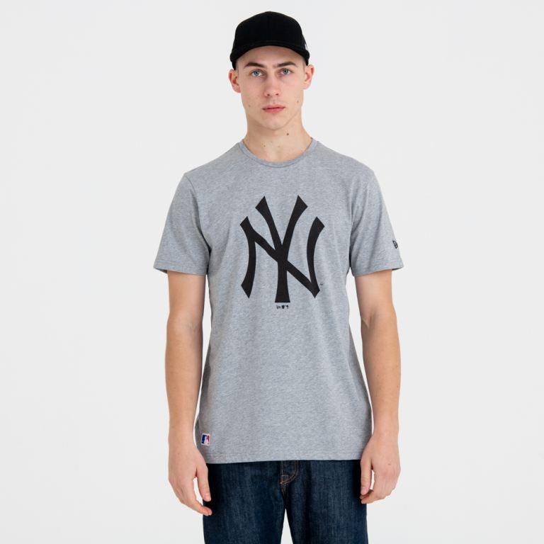 Ropa New Era Mlb Grises - New York Yankees Team Logo 86475EIHX